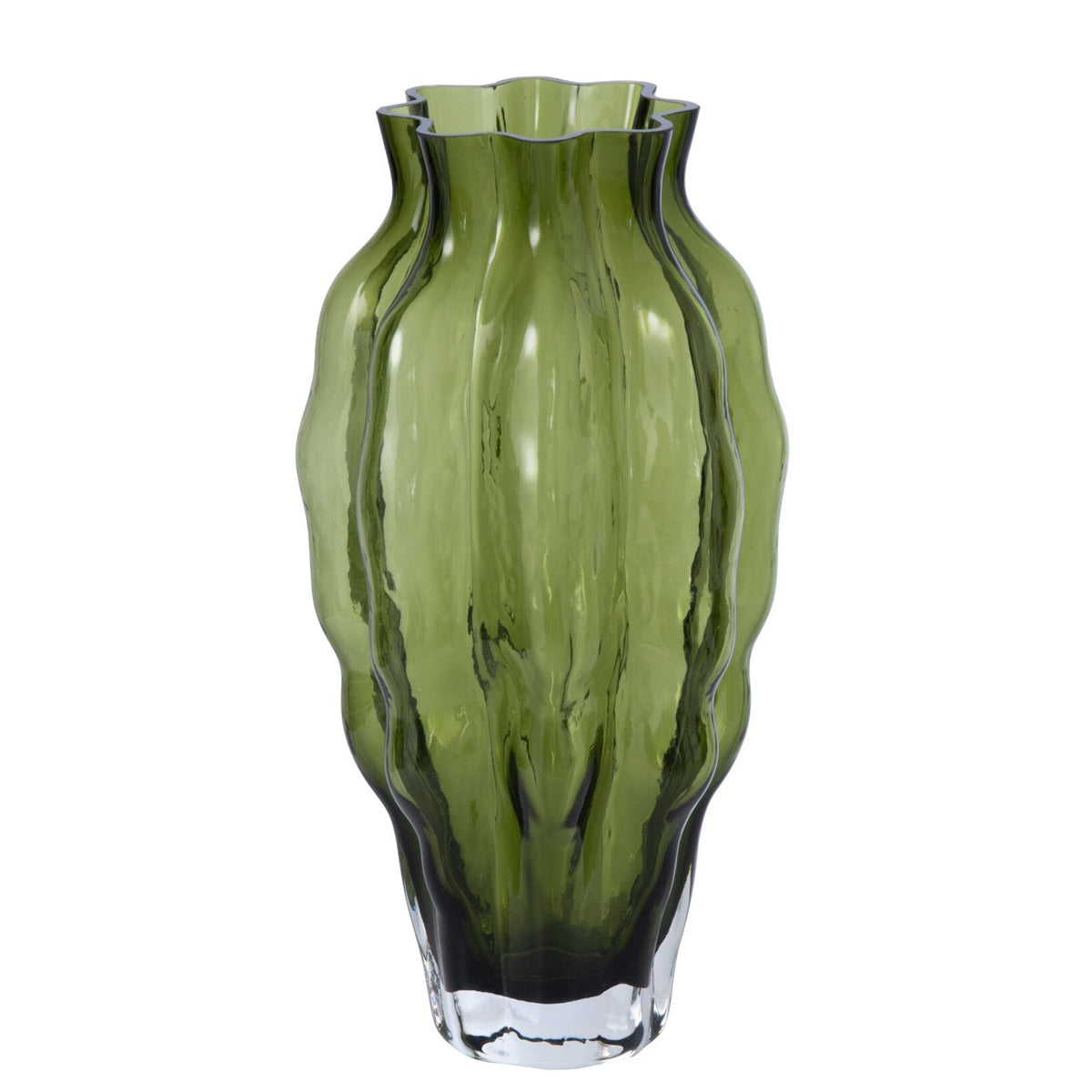 Vase med glas Grøn Large J-Line