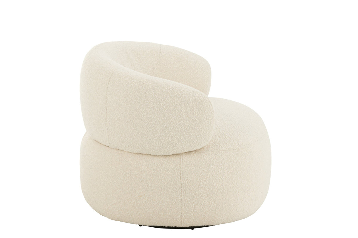 Drejestol Rund Skum Taupe J-Line