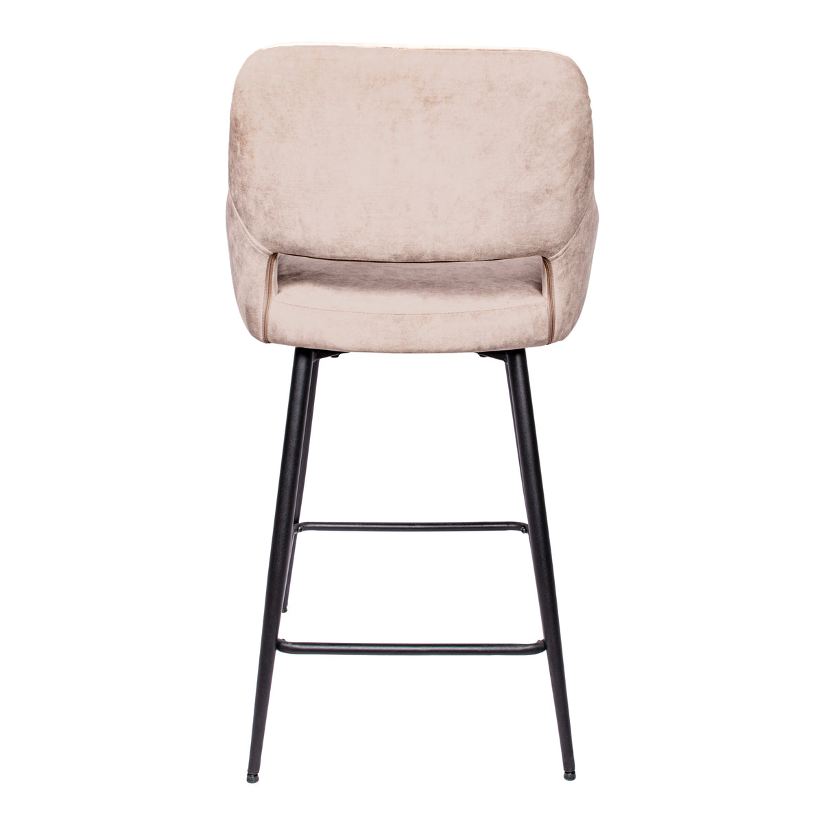 Barstol Fal Low Velvet Khaki, sæt med 2 PTMD