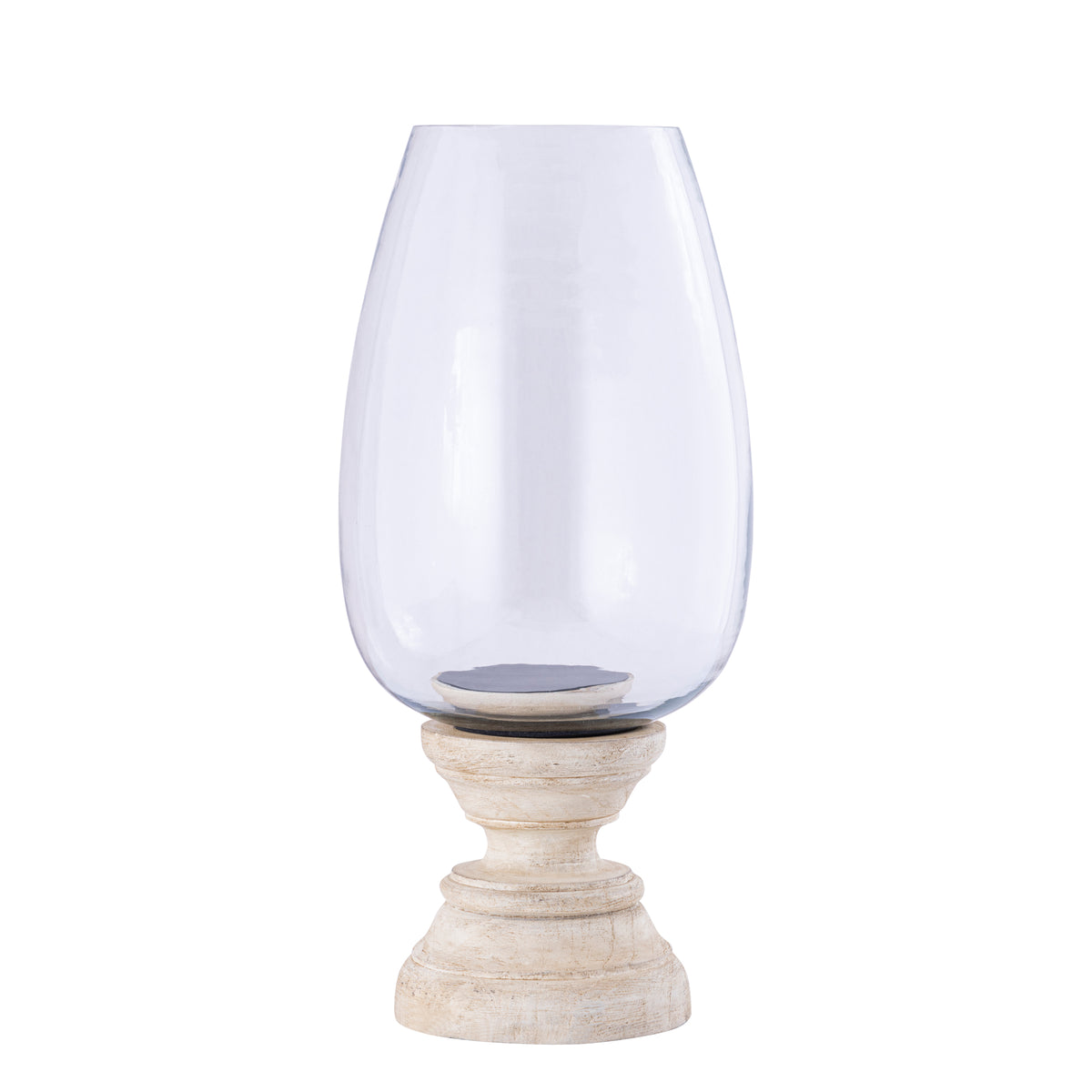 Lanterne Qez mangotræ creme XL Ø20x44 cm PTMD