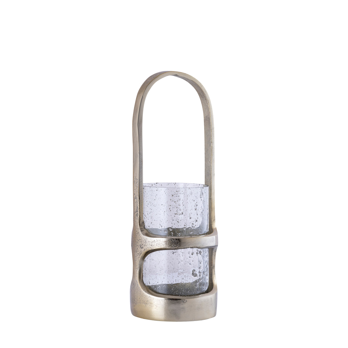 Lanterne Rahana S - 14 x 14 x 40 cm - Aluminium - Guld PTMD