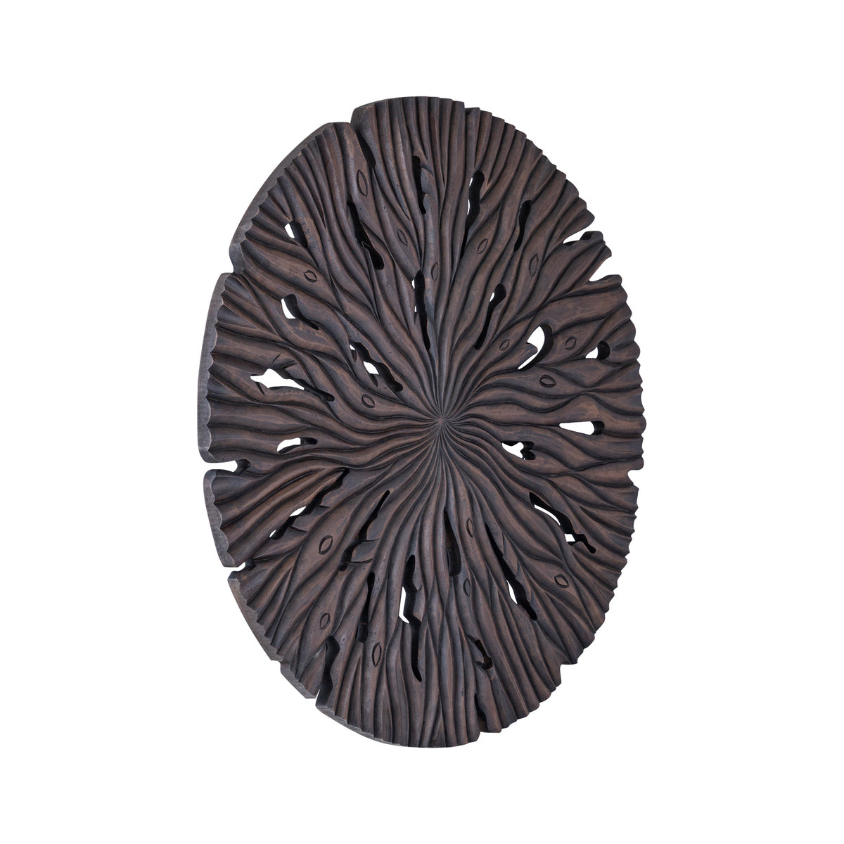 Vægpanel Bonte S - 90x2x90 cm - MDF - Brun PTMD