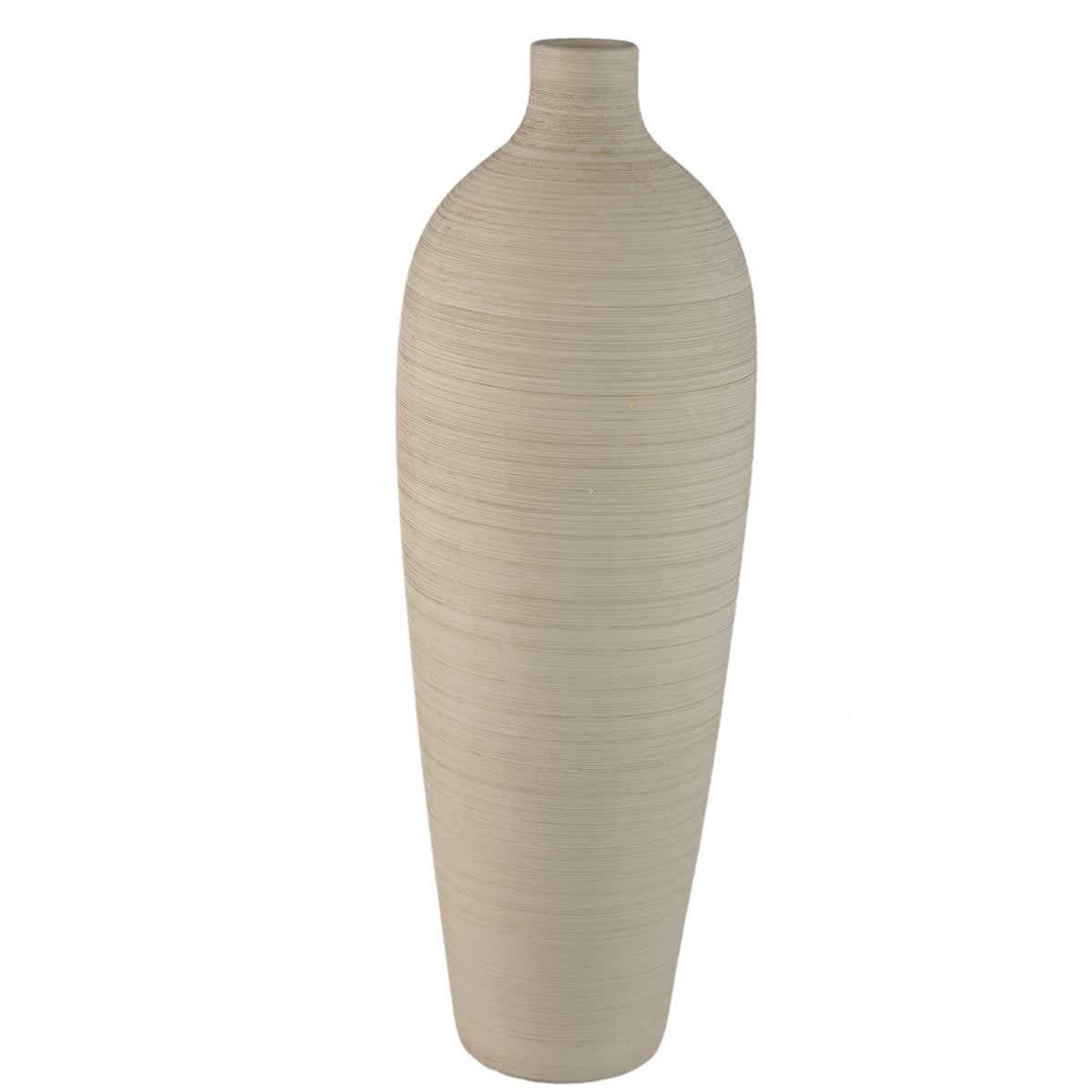 Flaskevase Cavinn Keramik Beige Ø24cm x H70cm PTMD