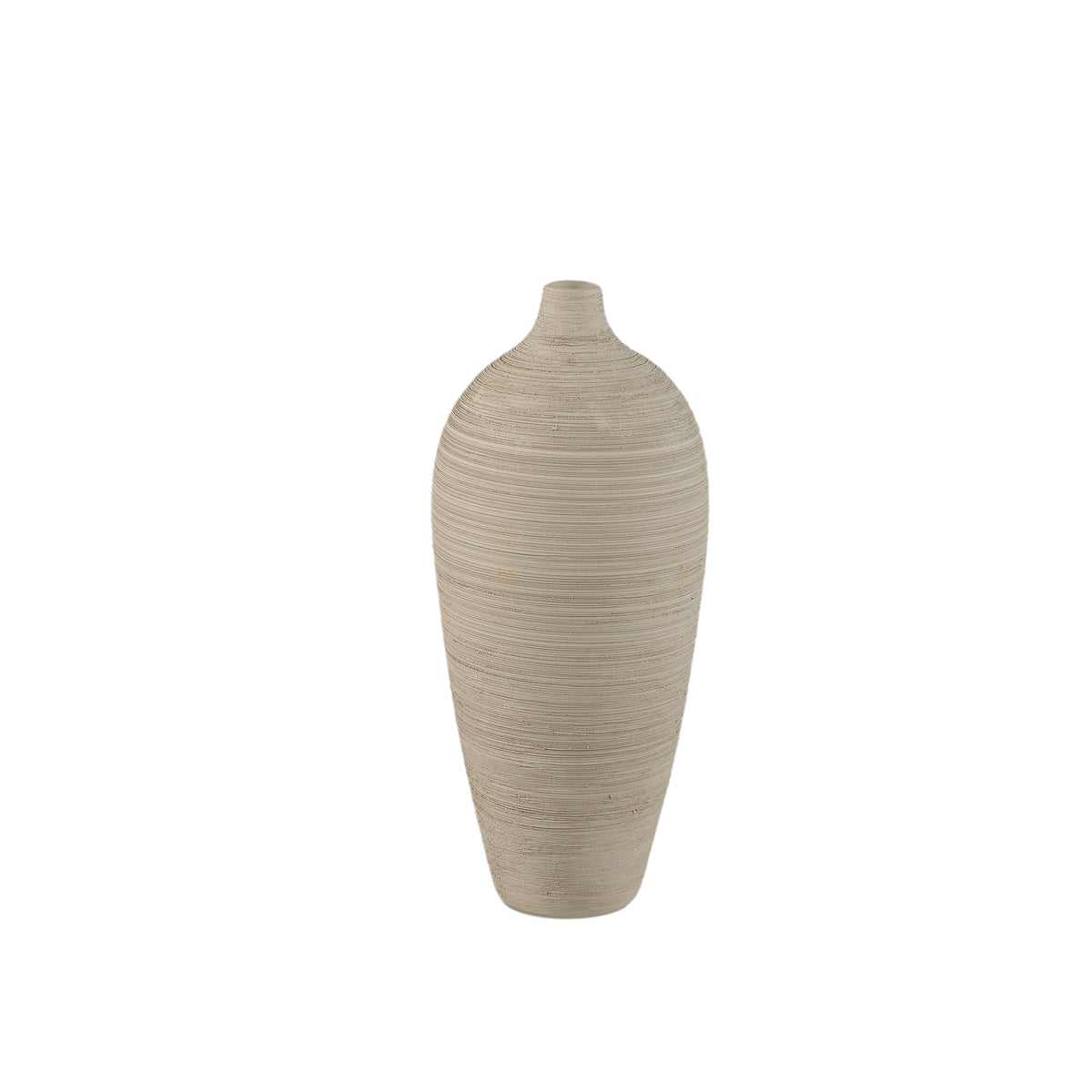 Flaskevase Cavinn Keramik Beige Ø15cm x H35cm PTMD