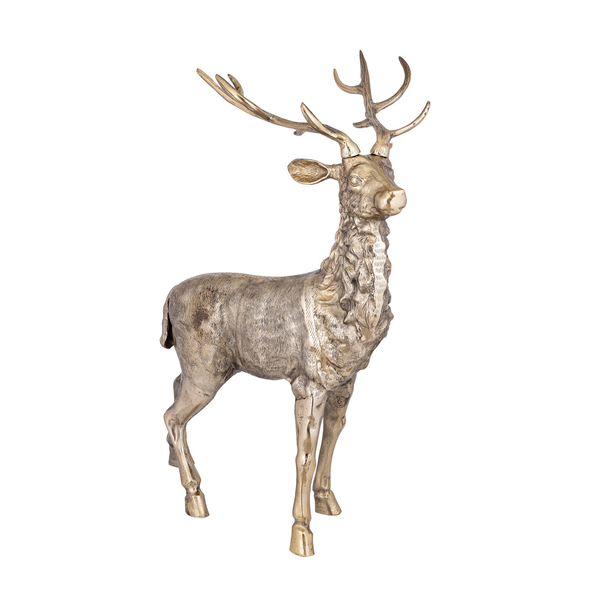 Khary Metal Guld Rensdyrfigur Large PTMD