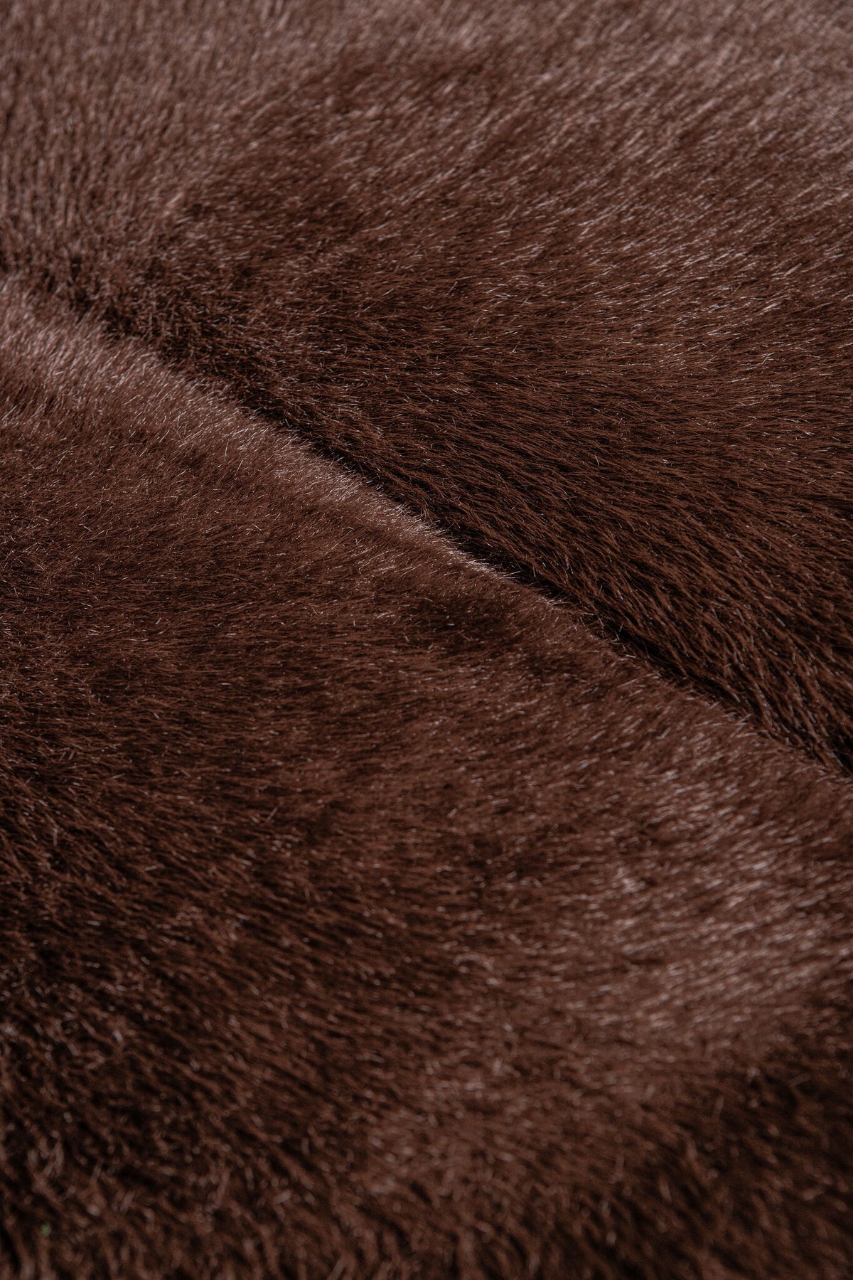 Furia Dark Brown lænestol, pels, PTMD