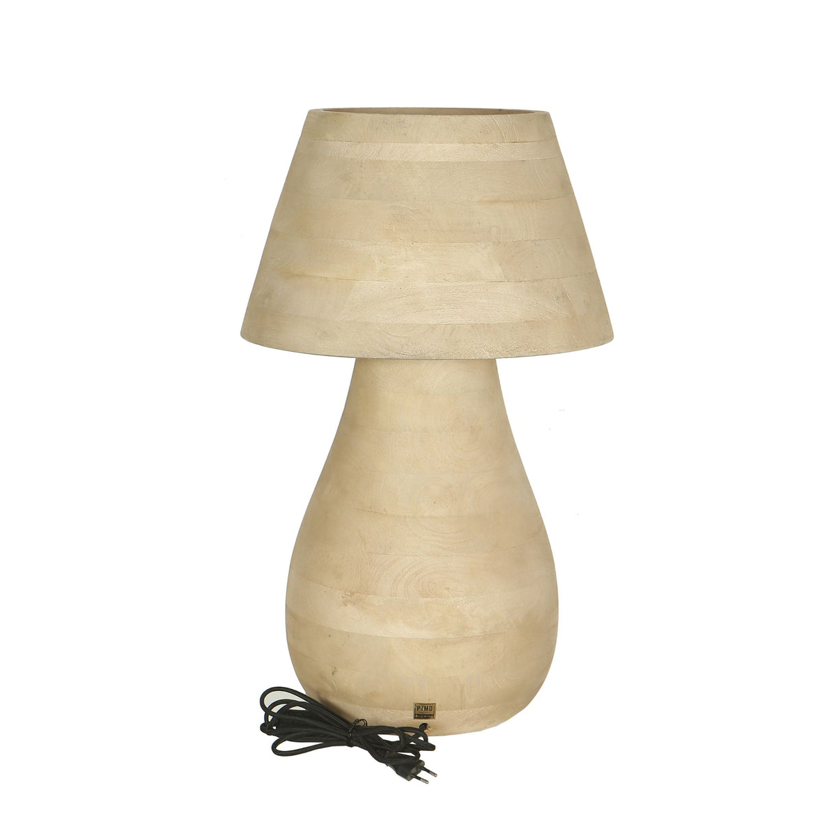 Bordlampe Peake natur mangotræ stor PTMD