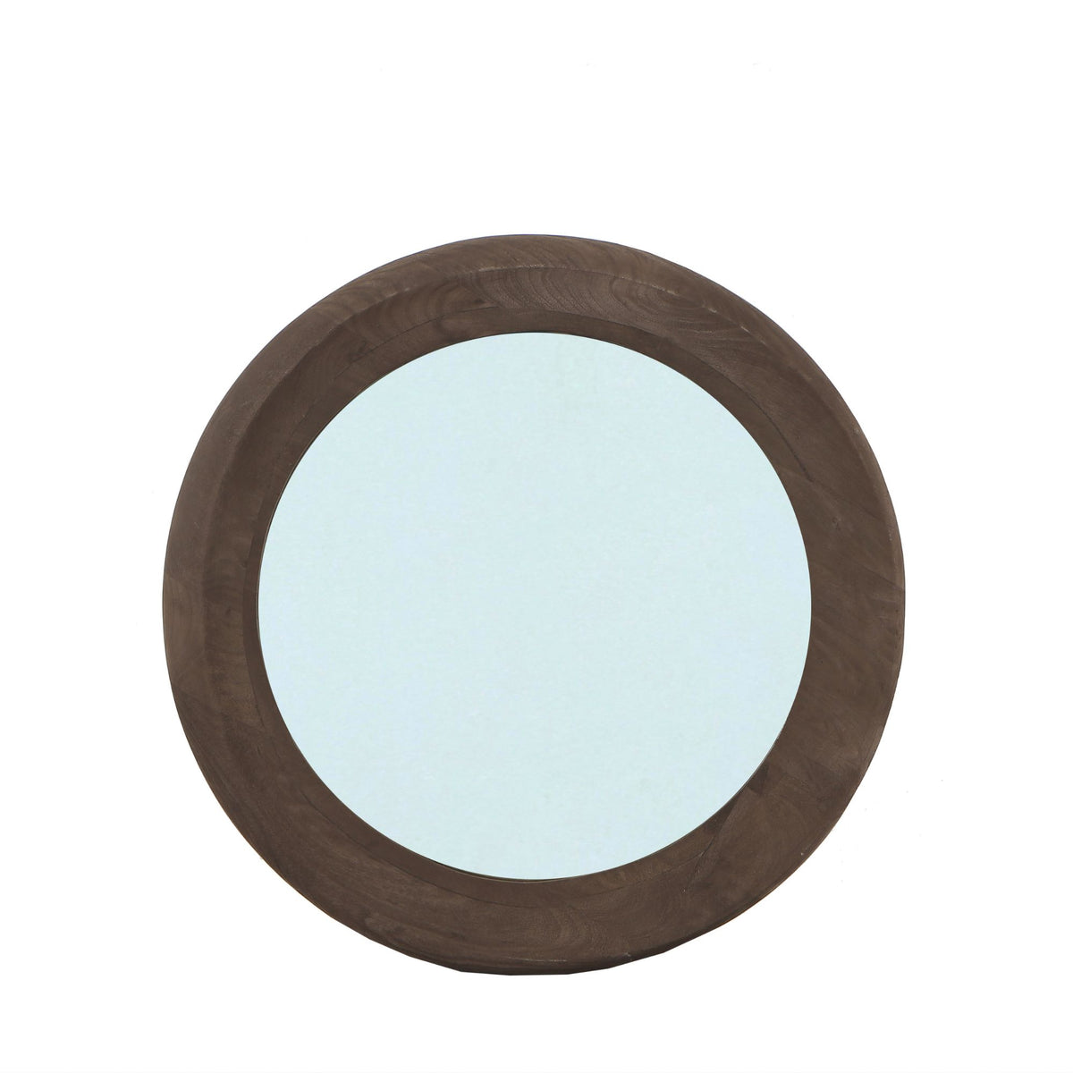 Noam Brown rundt spejl i mangotræ S dia. 70 cm x 5 cm PTMD