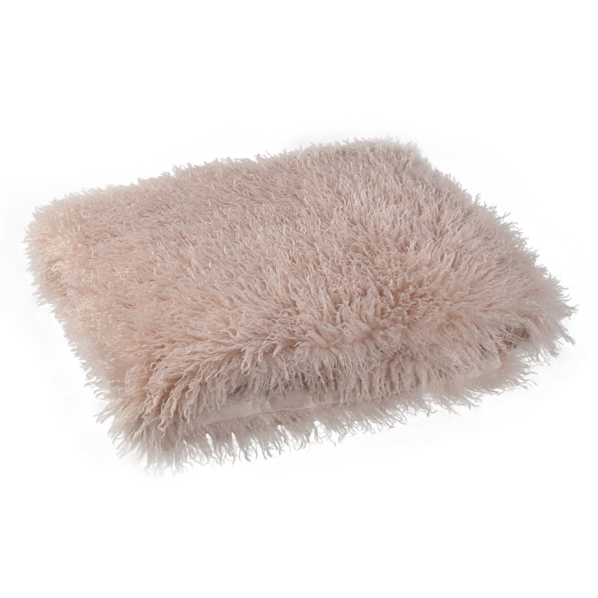 Rexx beige plaid i kunstig fåreskind, lille PTMD