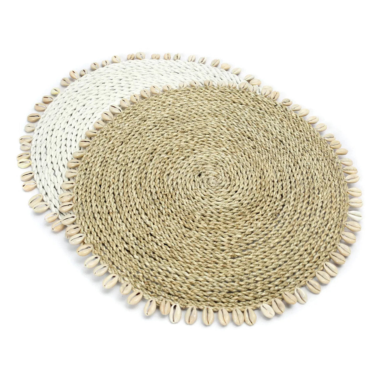Seagrass Shell-bordskåner - Naturlig Bazar Bizar