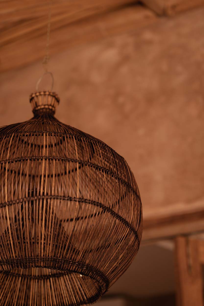 Desert Gourd-pendel i mørk valnød, medium, Bazar Bizar