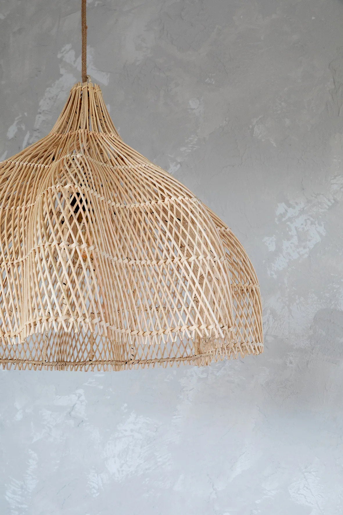 Whipped Pendellampe - Natur - M Bazar Bizar
