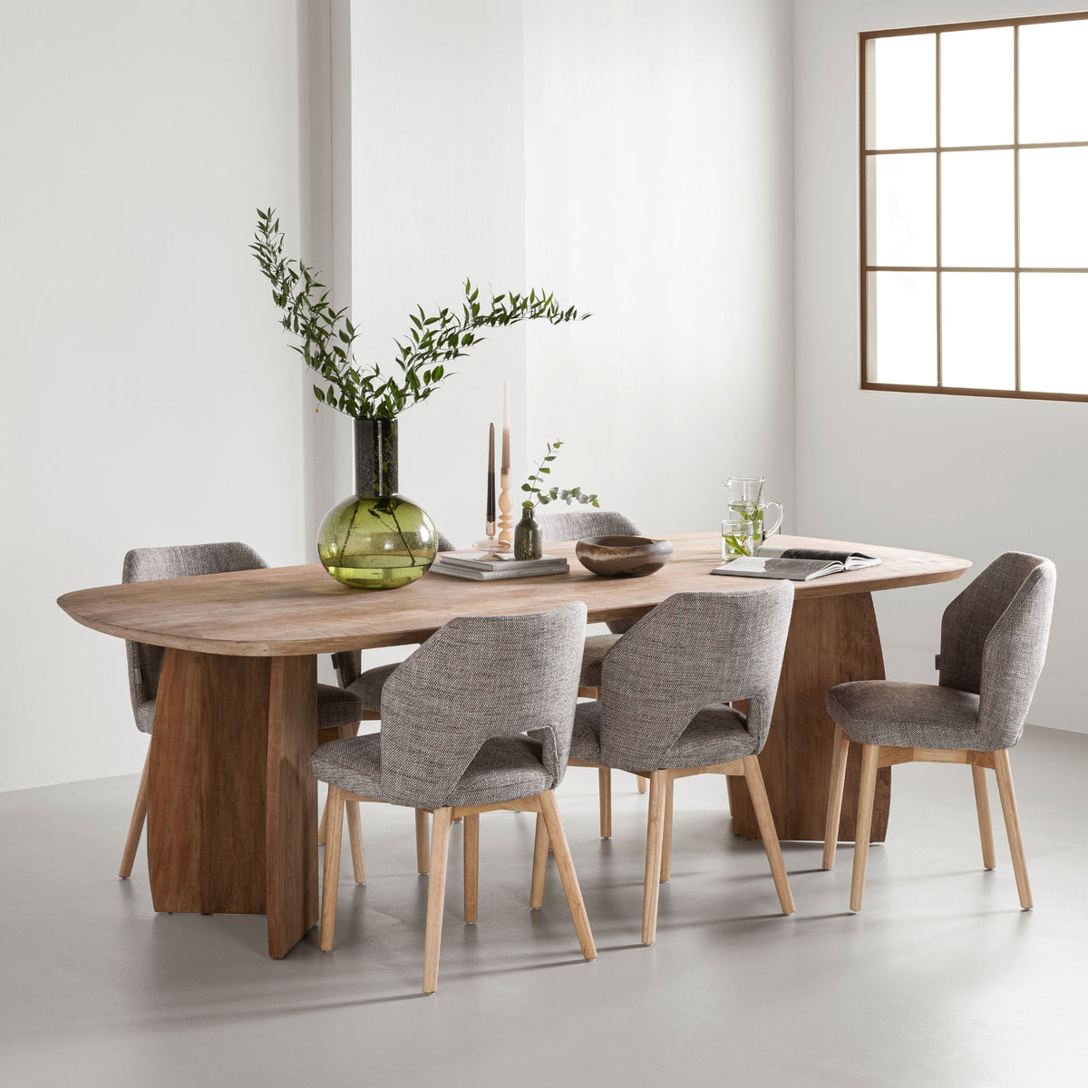 DTP Home Nova spisebord i teaktræ 220 cm