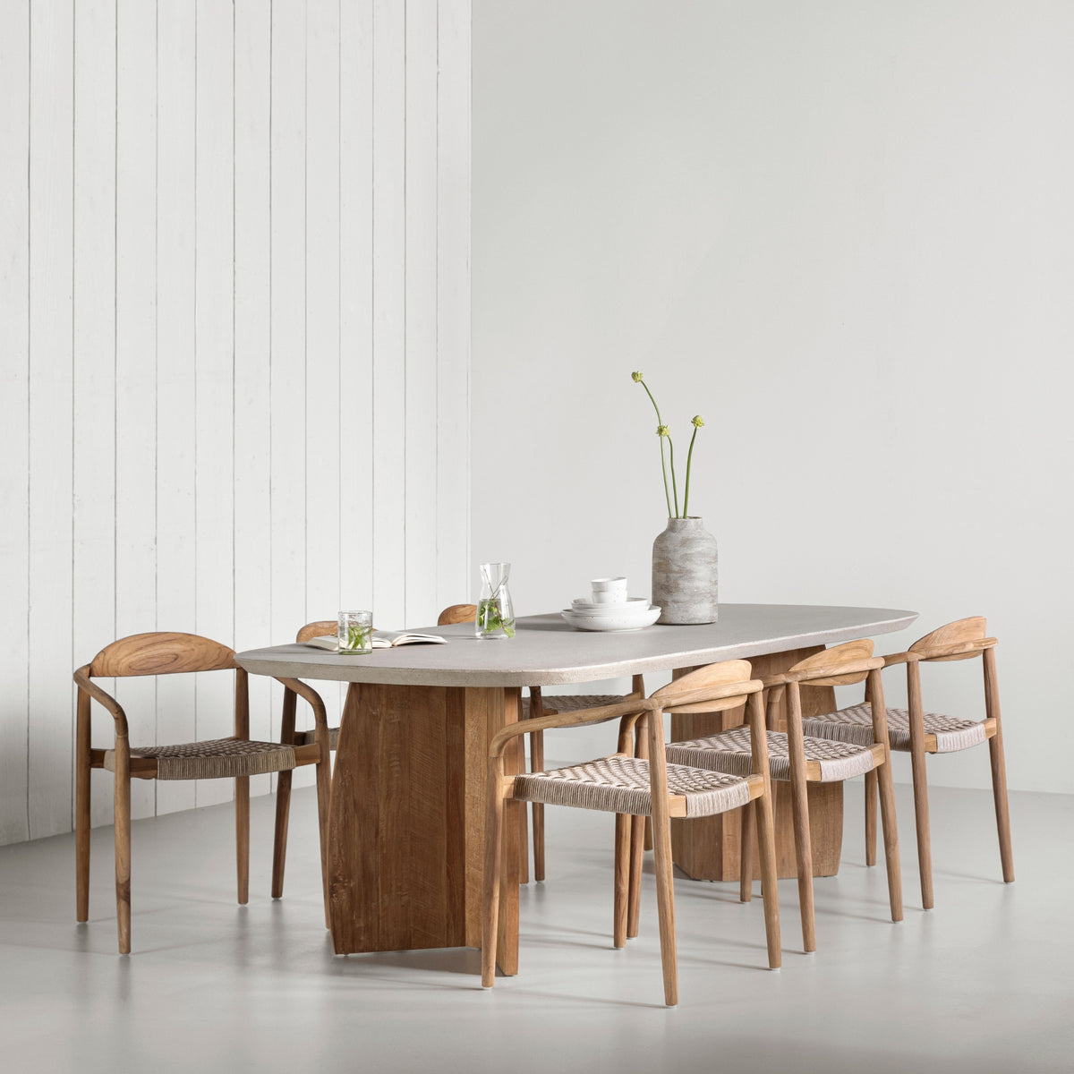 DTP Home Spisebord Nova Travertin 220 cm