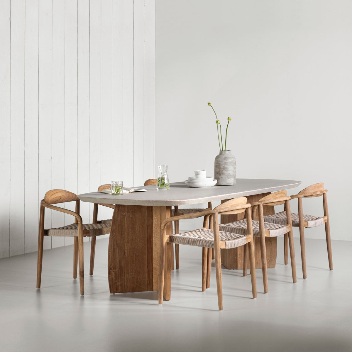 DTP Home Spisebord Nova Travertin 220 cm