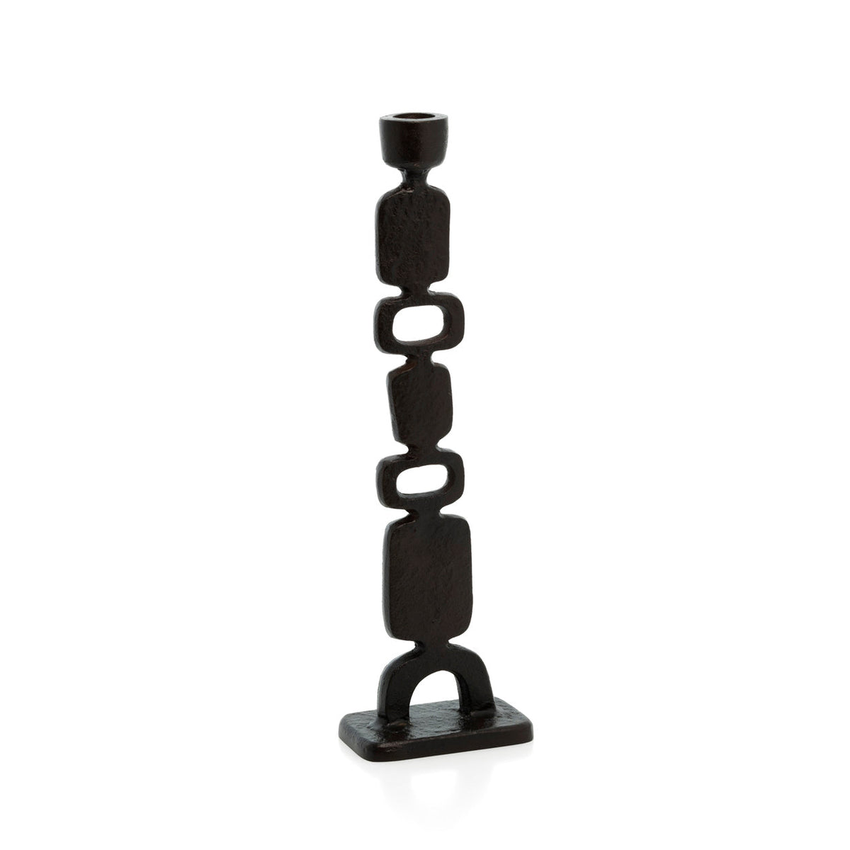 Totemo-lysestagen, sort, large, Bazar Bizar