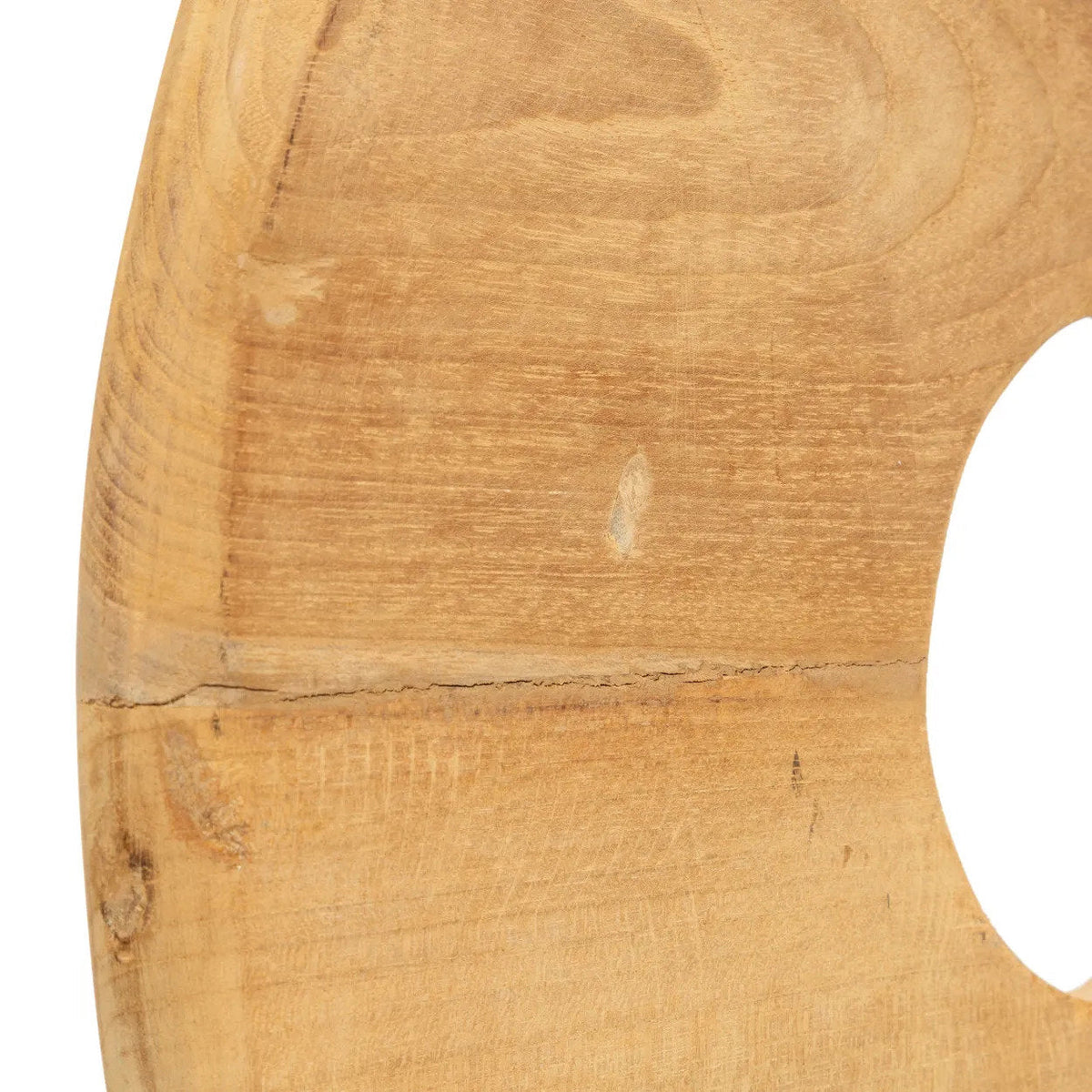 Teak Disc på stand Large Bazar Bizar