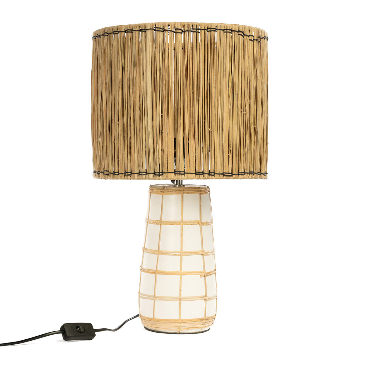 Molokai Bordlampe Hvid Natur Bazar Bizar