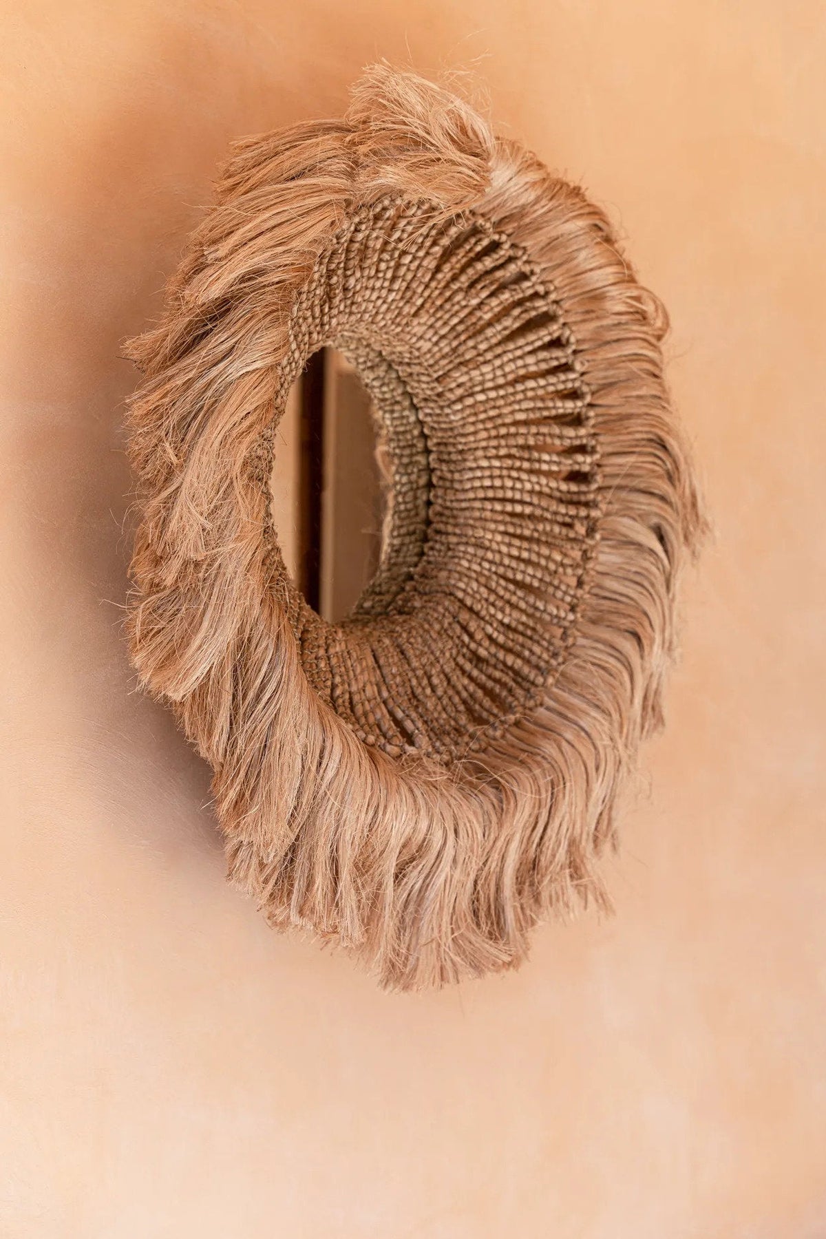 Abaca Solomon Spejl - Natur 85x85cm Bazar Bizar