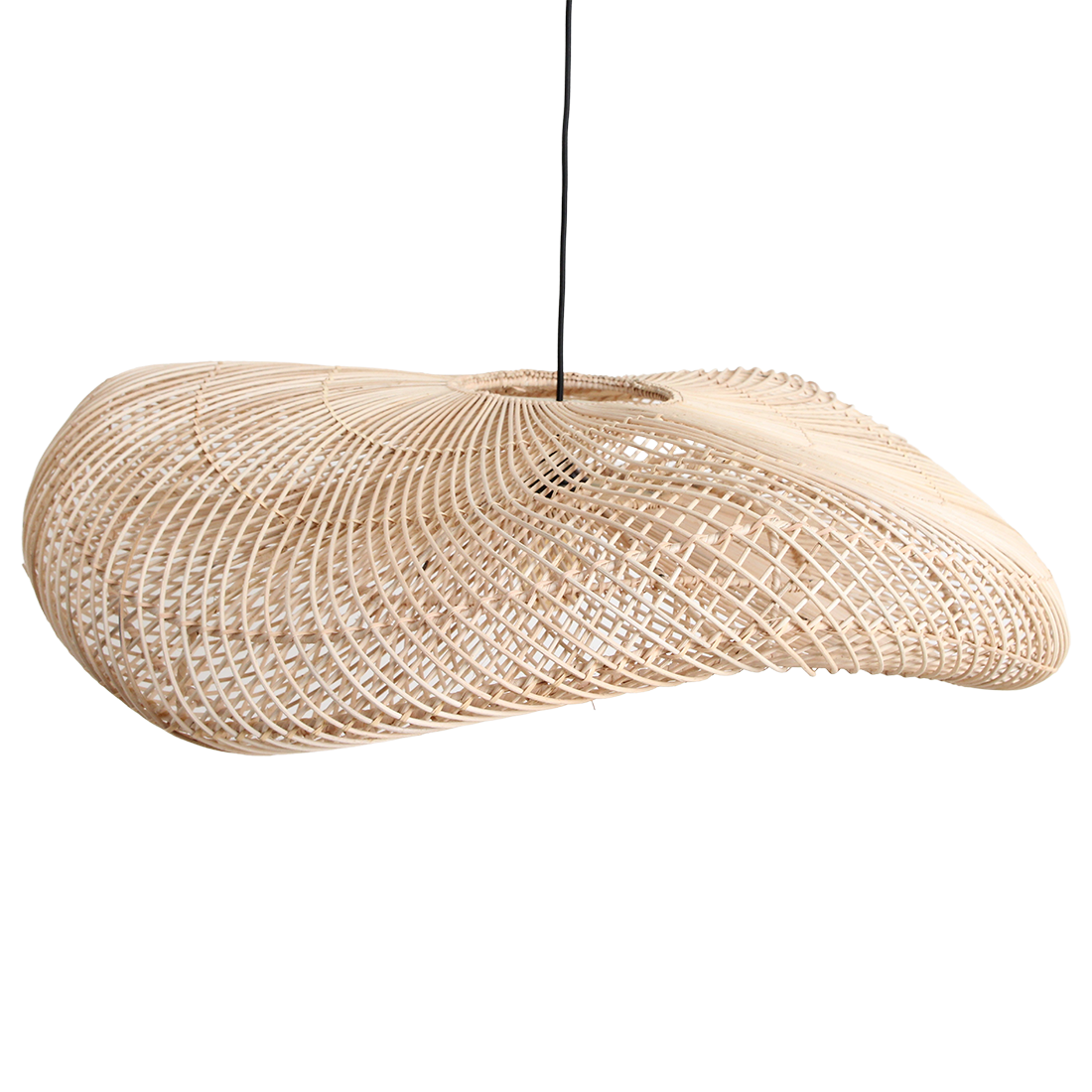 Pendellampe Wave Natural XL Raw Materials