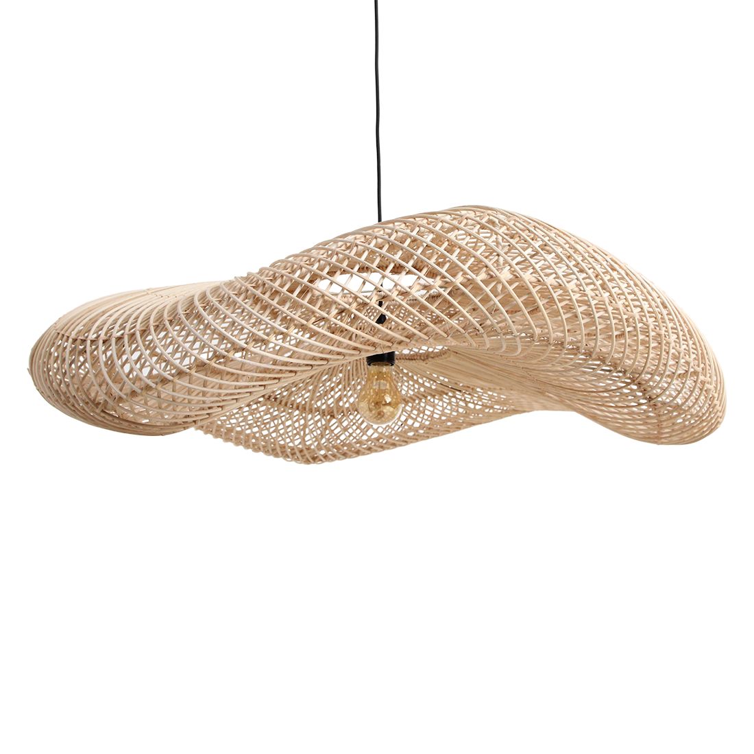 Pendellampe Wave Natural XL Raw Materials