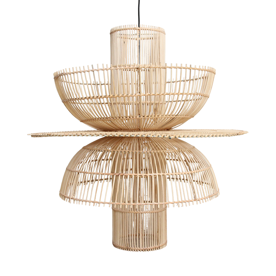 Saturn pendellampe Ø65 cm råmaterialer