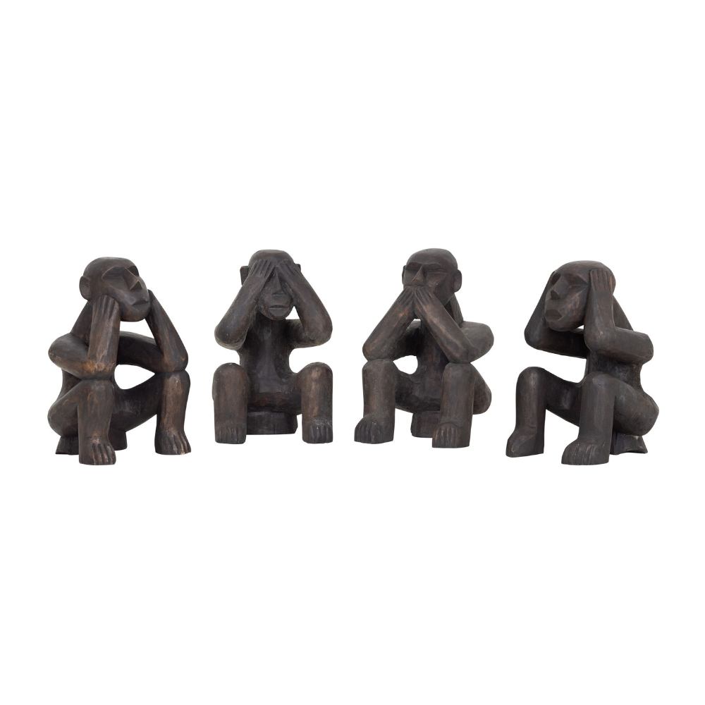 MUST Living Skulptur Monkey Do Nothing
