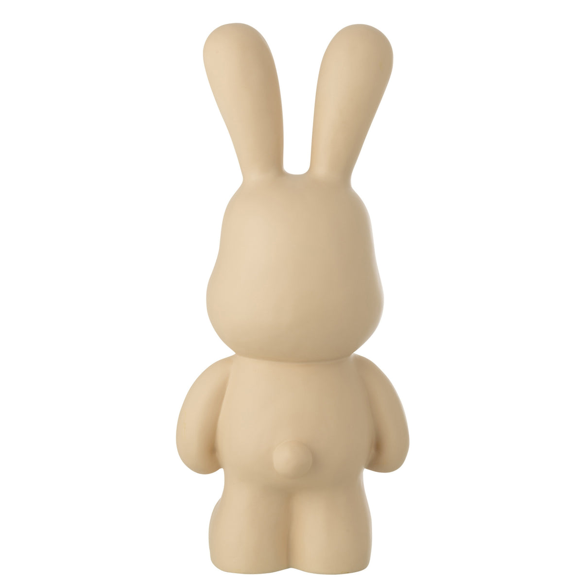 Kanin Fred i polyresin, beige, stor – J-Line