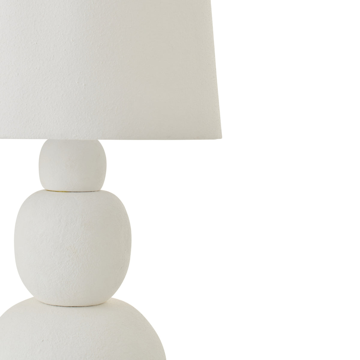 Bordlampe Renee, keramik, hvid, stor, J-Line
