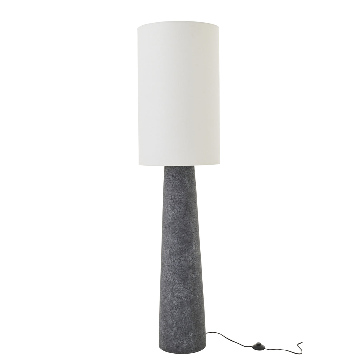 Staanlamp Ava Glasvezel Zwart/Wit Large J-Line