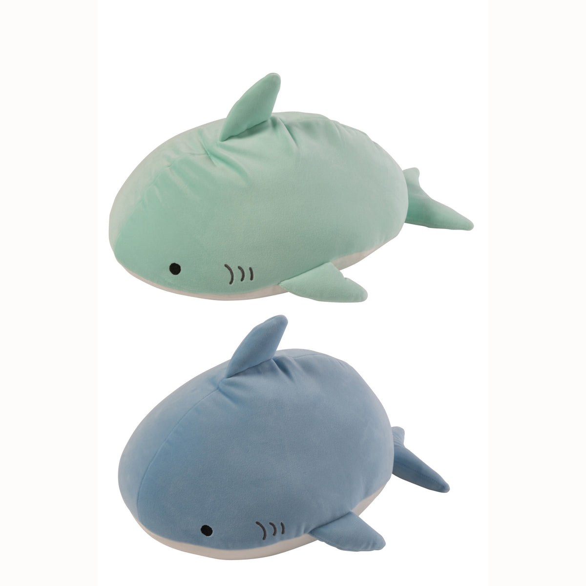 Haj Polyester Lyseblå/Mintgrøn Sortiment af 2 J-Line