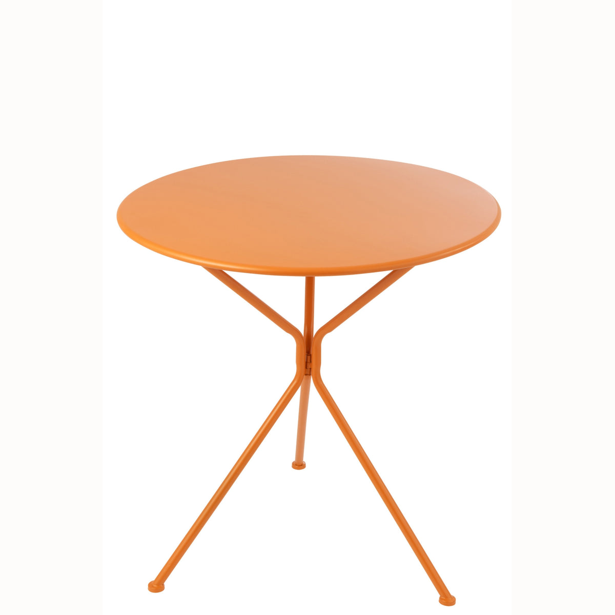 Havebord Tripod rund metal orange large J-Line