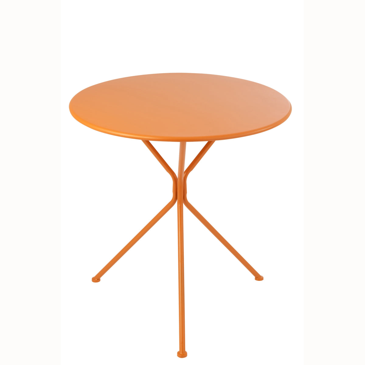 Havebord Tripod rund metal orange large J-Line