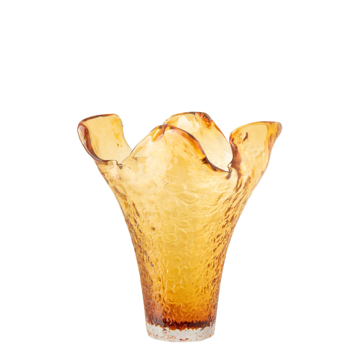 Uregelmæssig Glasvase Caramel Large J-Line