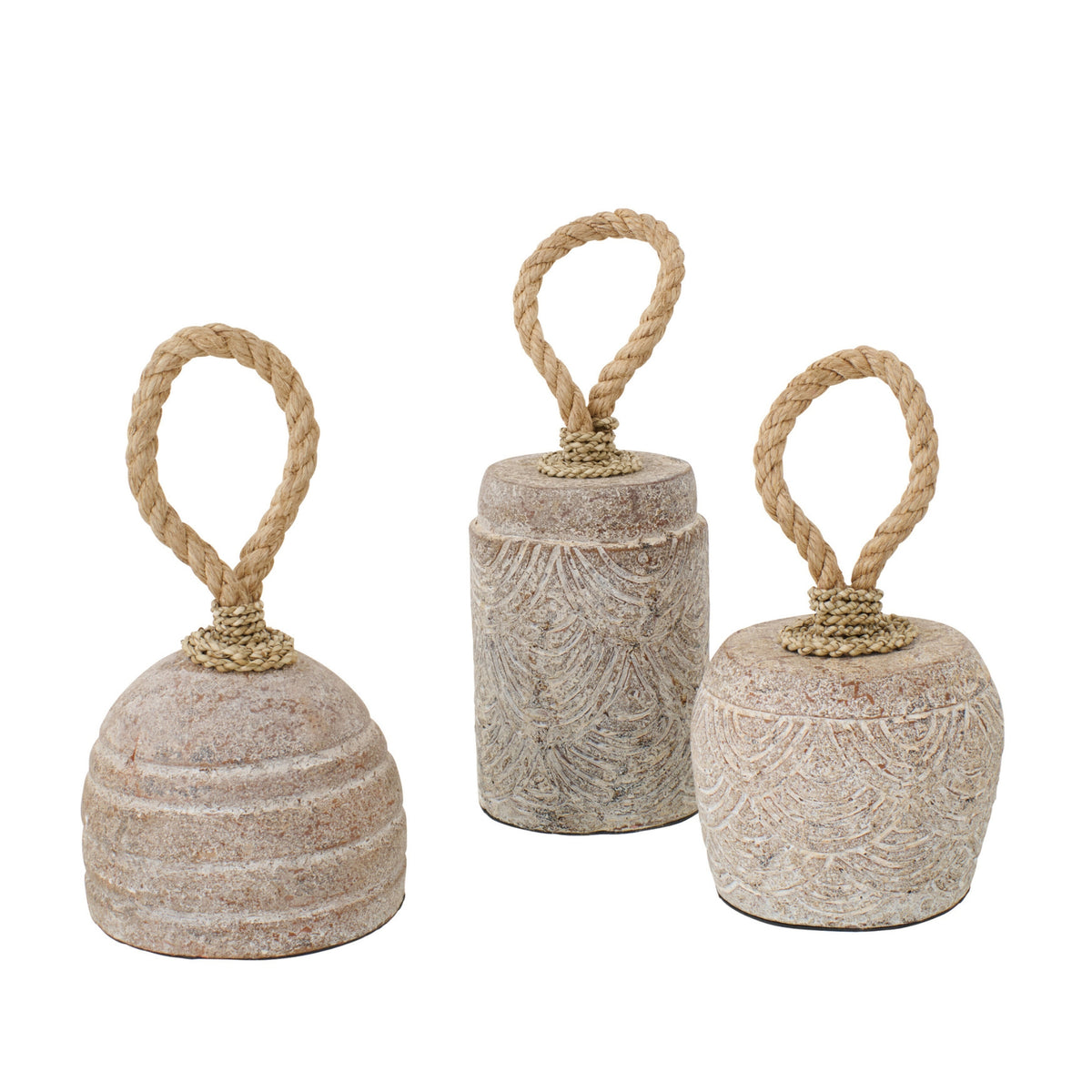 Dørstopper terrakotta beige, sæt med 3 fra J-Line