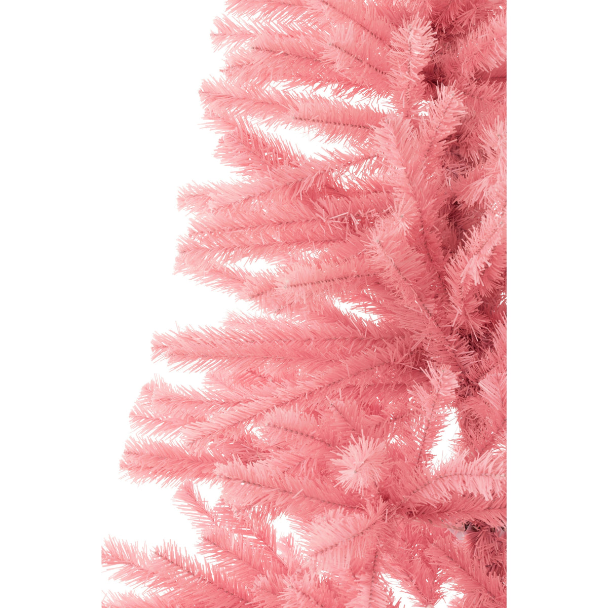 Kunstigt juletræ i PVC, pink, stor, H 210 cm, J-Line