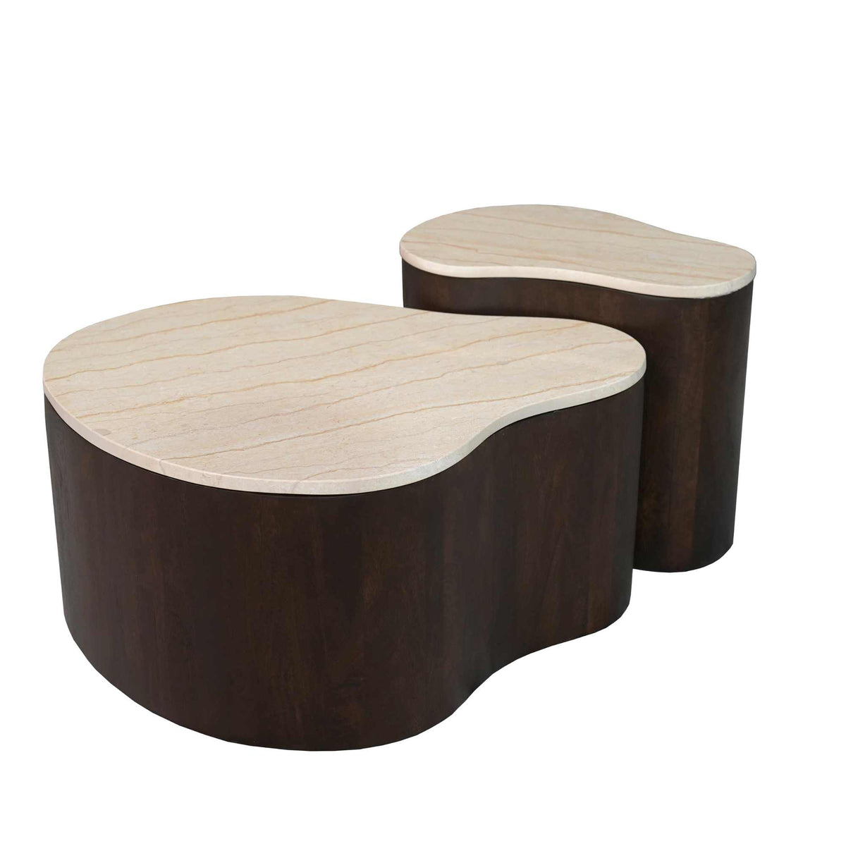 Sofabord Lovi mangotræ brun 77 cm Starfurn
