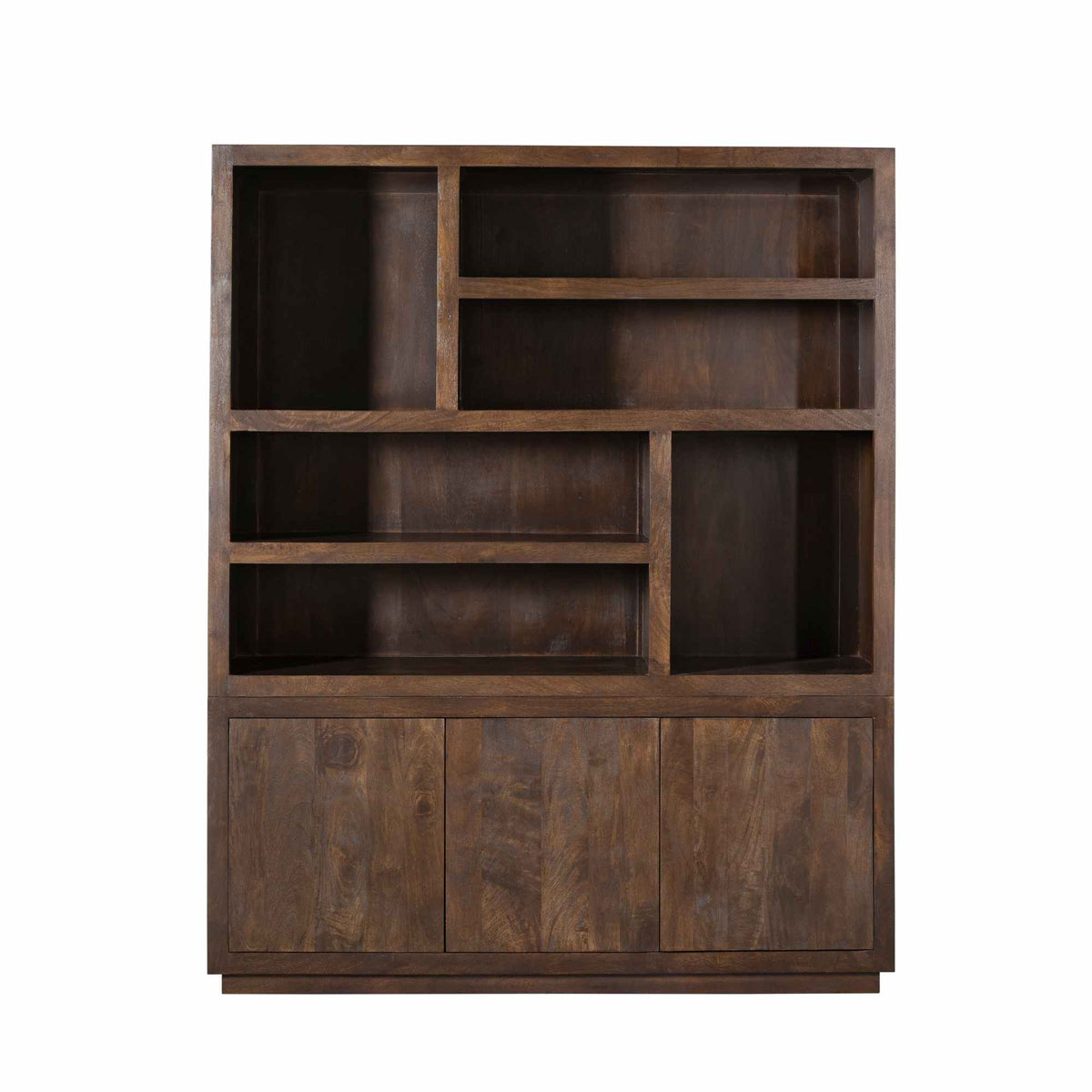 Reolskab Brussel mangotræ brun 160 cm Starfurn