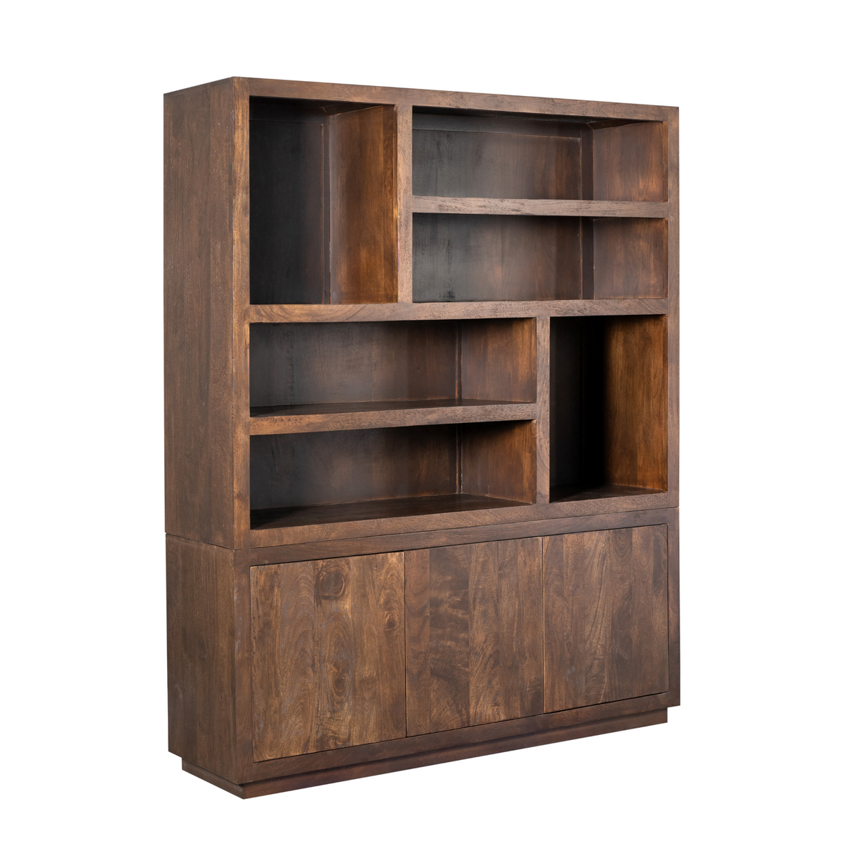 Reolskab Brussel mangotræ brun 160 cm Starfurn