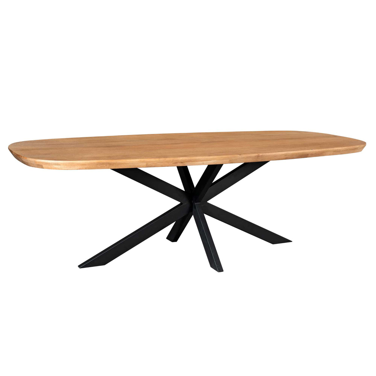 Spisebord Madison mangotræ naturfarvet dansk ovalt 240 cm Starfurn