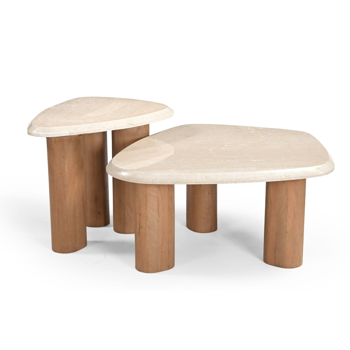 Sidebord Nuvé Botticino-marmor natur 60 cm Starfurn