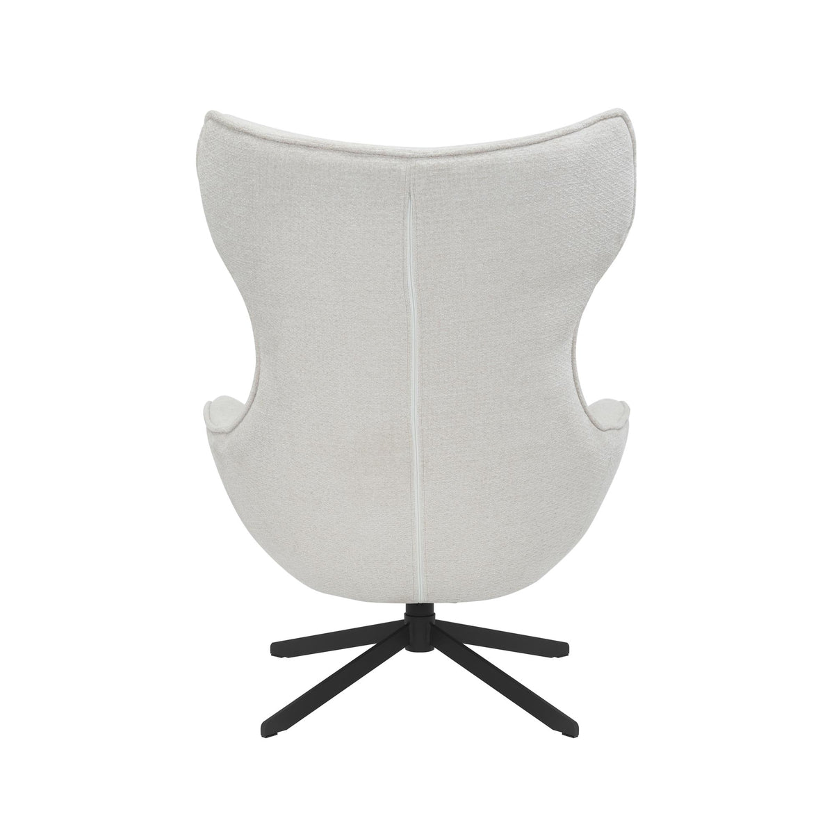 Lænestol Olivia, drejelig, stof, offwhite, Starfurn
