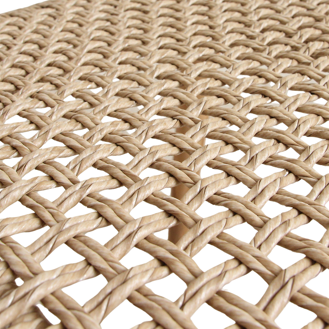 Verano terrassestol uden armlæn, natur, sæt med 2 stk., Raw Materials