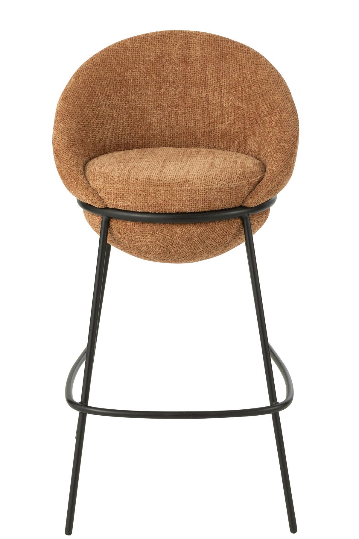 Barkruk Napoli Terracotta- J-Line - Barkruk - J-Line - livinglovely.nl