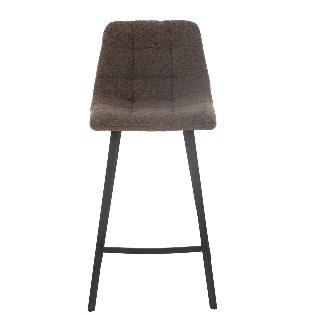 Barstol Kent metal/polyester brun J-Line