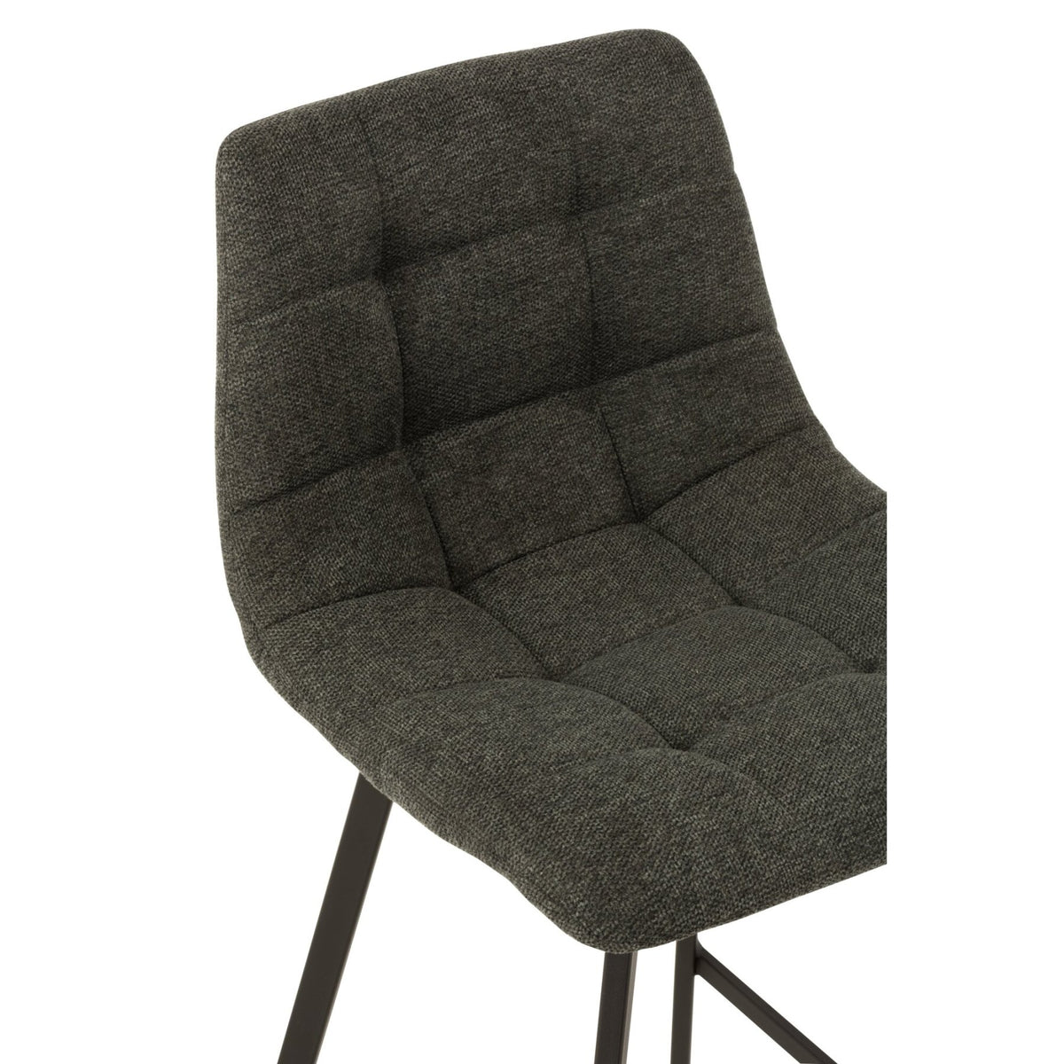 Barstol Stephane Tekstil/Metal Mørkegrå – J-Line