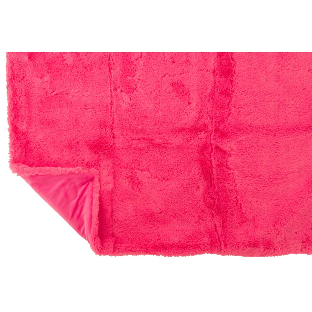 Tæppe Cutie polyester fluorescerende pink L130x180 cm J-Line