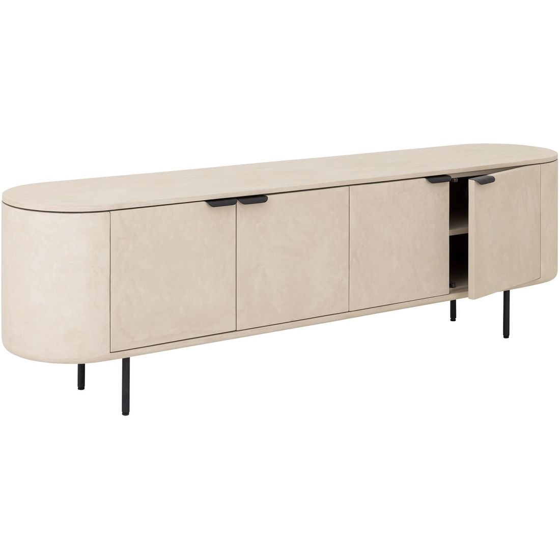 DTP Home Scala Loft TV-bord i Mortex Sand, Large, 200 cm