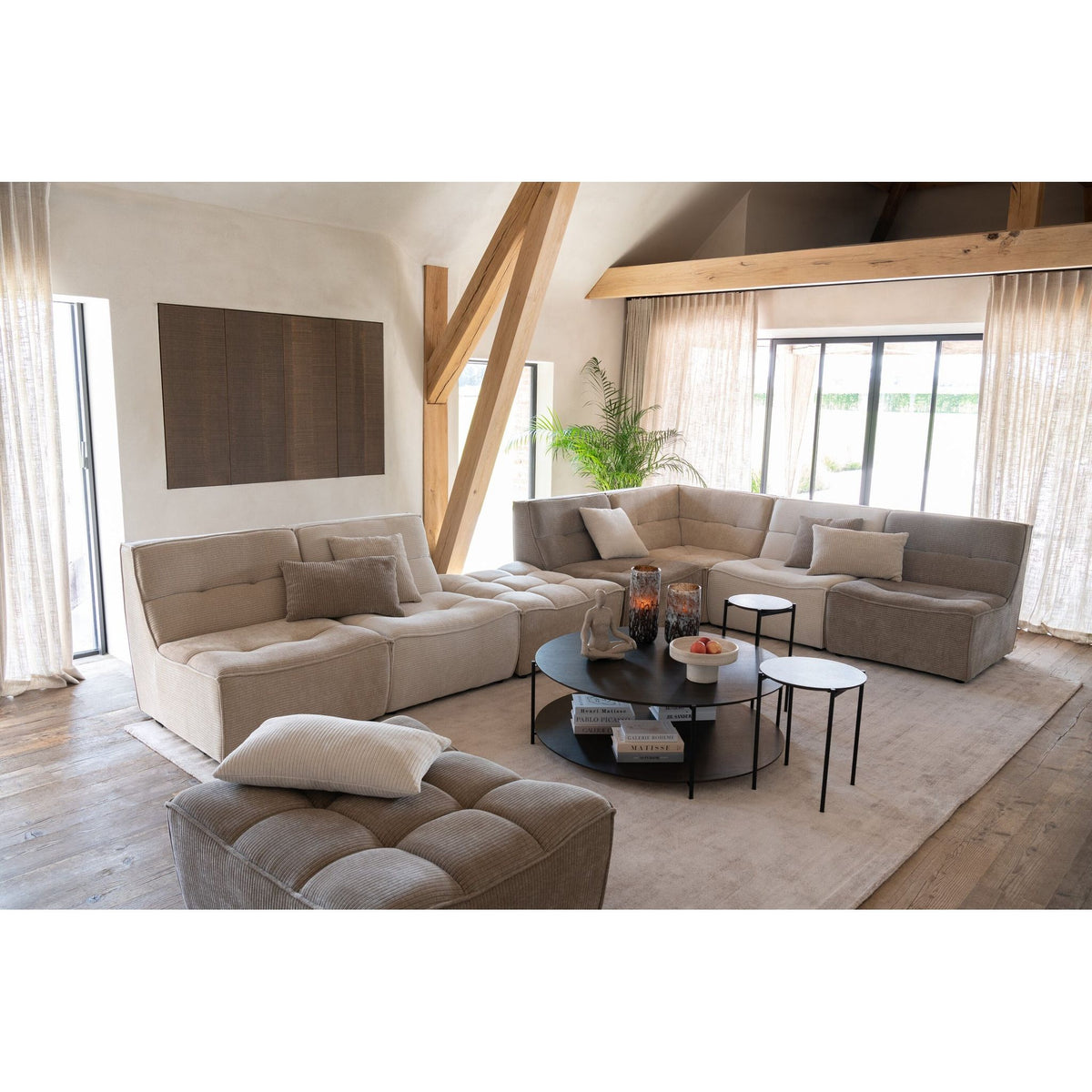 Element Modulaire Sofa Donker Beige J-Line