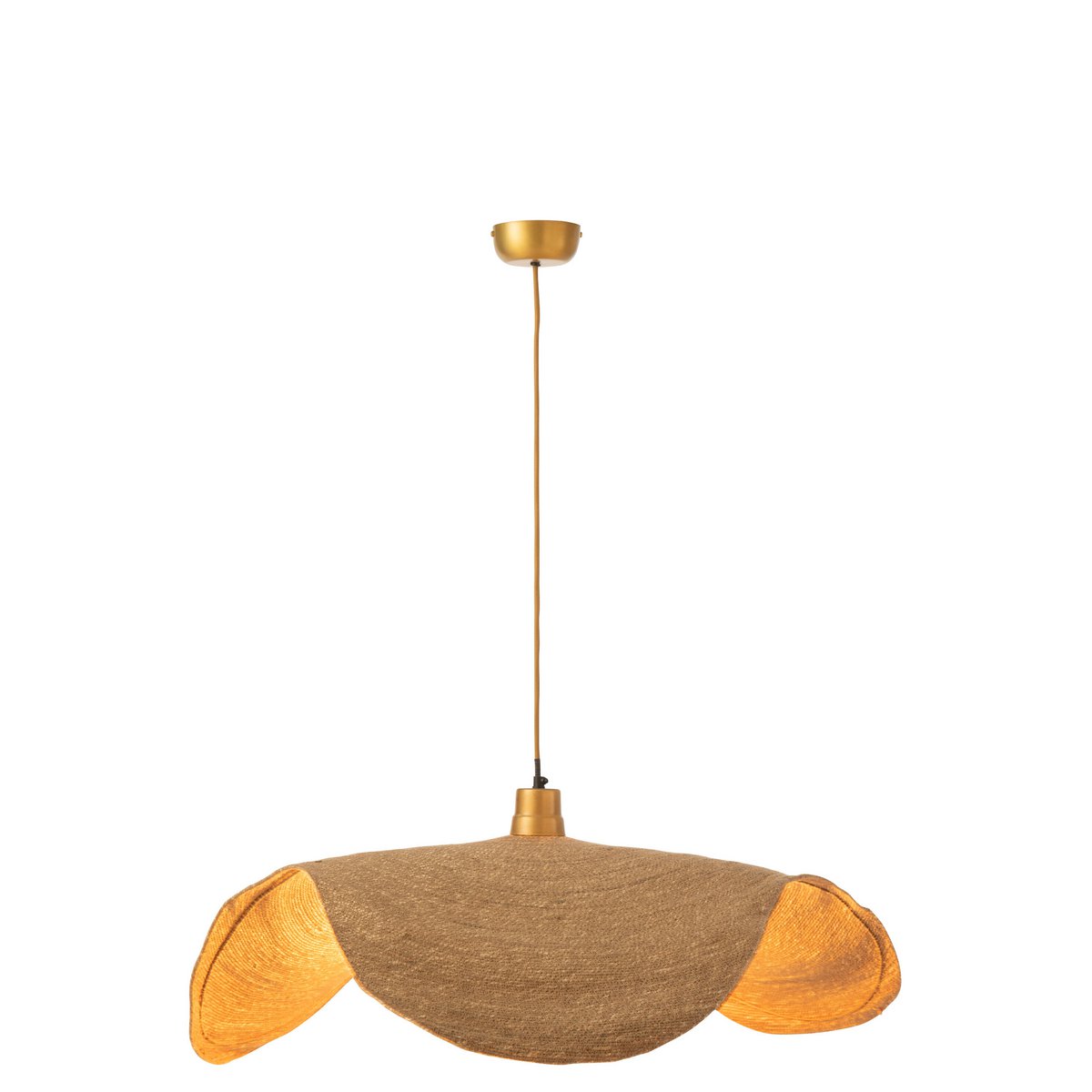 Hangende Lamp Moonj Gras Naturel Large - Hanglamp - J-Line - livinglovely.nl